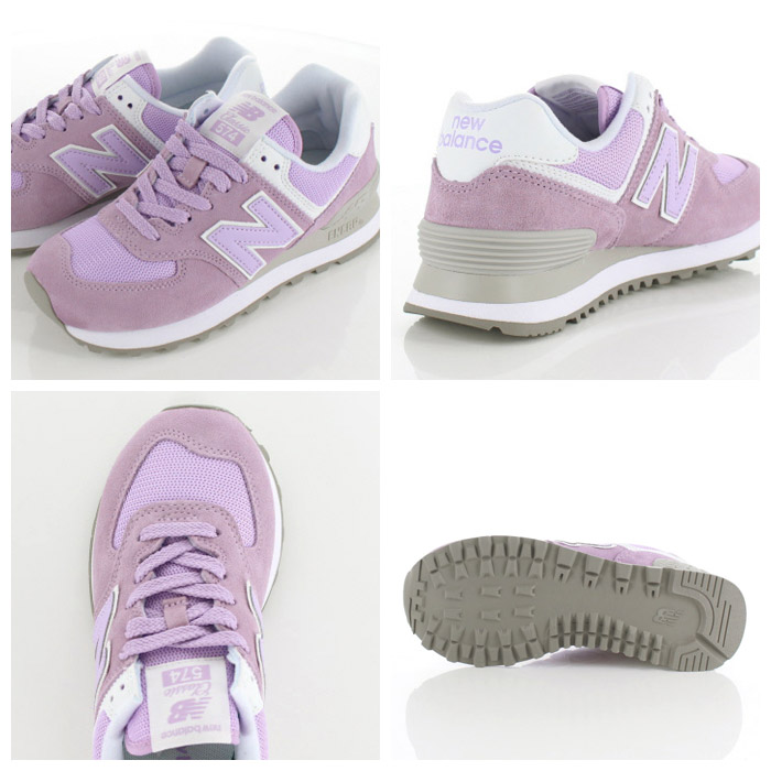 new balance wl574 dames purper