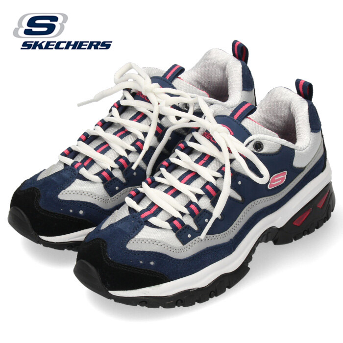 楽天市場 30 Off スケッチャーズ ダッドスニーカー レディース 厚底スニーカー Skechers Energy Nvhp ネイビー 脚長効果 セール Parade ワシントン靴店