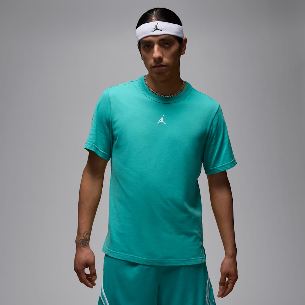 ジョーダン ドライフィット スポーツ ショートスリーブ トップ クルーネック Tシャツ ウォッシュドティール FN5829-392 5200