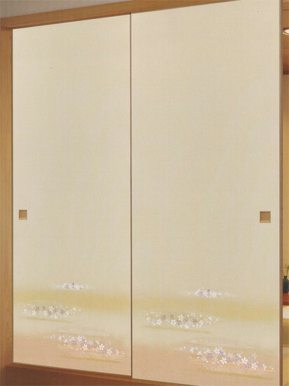 【一点物】襖　2枚１組 送料無料】粘着ふすま紙 KN 95x1.85m 1枚入 2本セット (2枚分) KN-2SET