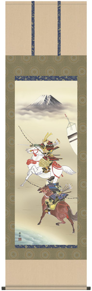 節句掛軸〕〔祝い掛軸〕こどもの日（端午の節句）掛け軸 榎本 東山