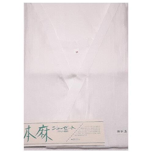 本麻ジョーゼット手もみヤナギの木御召しもの横すべりＭ 和装はだ着 御召しものはだ着 御召しものはだ着肌襦袢 夏麻はだ着 麻御召しもの横すべり 日本製