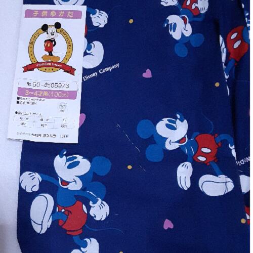 浴衣ミッキーマウス仕立上がり 子供用 才用 既製品 ゆかた YUKATA 夏 ...