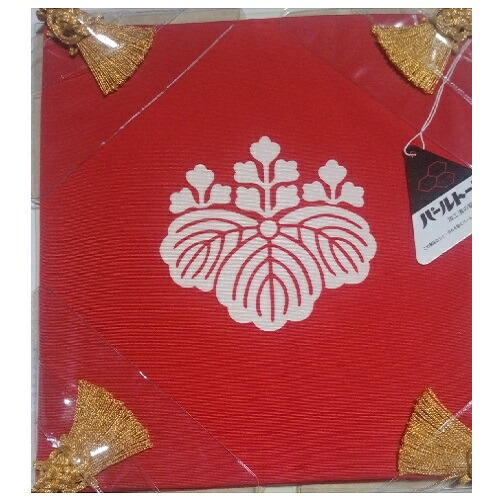 正絹　塩瀬帛紗　富久紗　ふくさ　亀房　五三桐　寿帛紗　朱赤　祝儀用　御祝 　パールトン加工