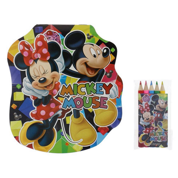 市場 25個セット ヌリエ ぬりえセット ディズニー ミッキーマウス フレンズ ミッキー ぬりえ 塗り絵 色鉛筆 ミニーマウス キャラクター