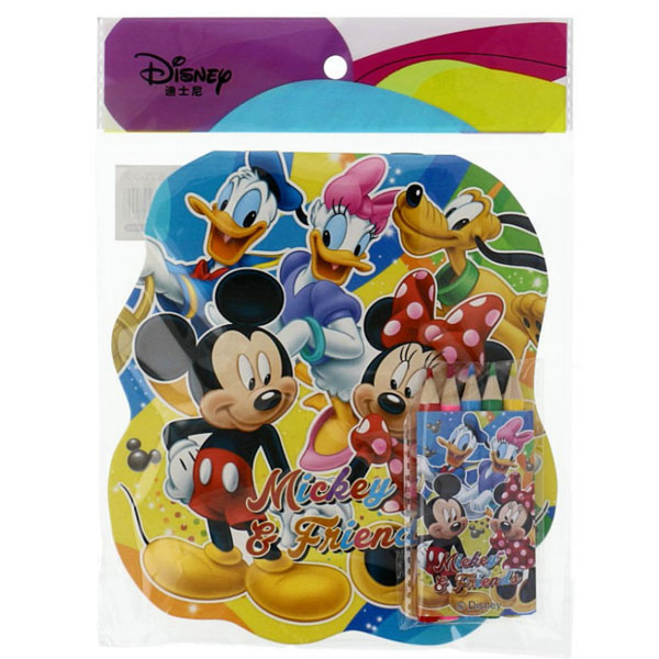 市場 25個セット 色鉛筆 ミッキー ぬりえセット ヌリエ キャラクター ミニーマウス ディズニー ミッキーマウス ぬりえ 塗り絵 フレンズ