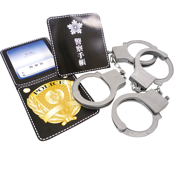 楽天市場】【25個セット】逮捕するぞ！！ たいほ 警察手帳 手錠
