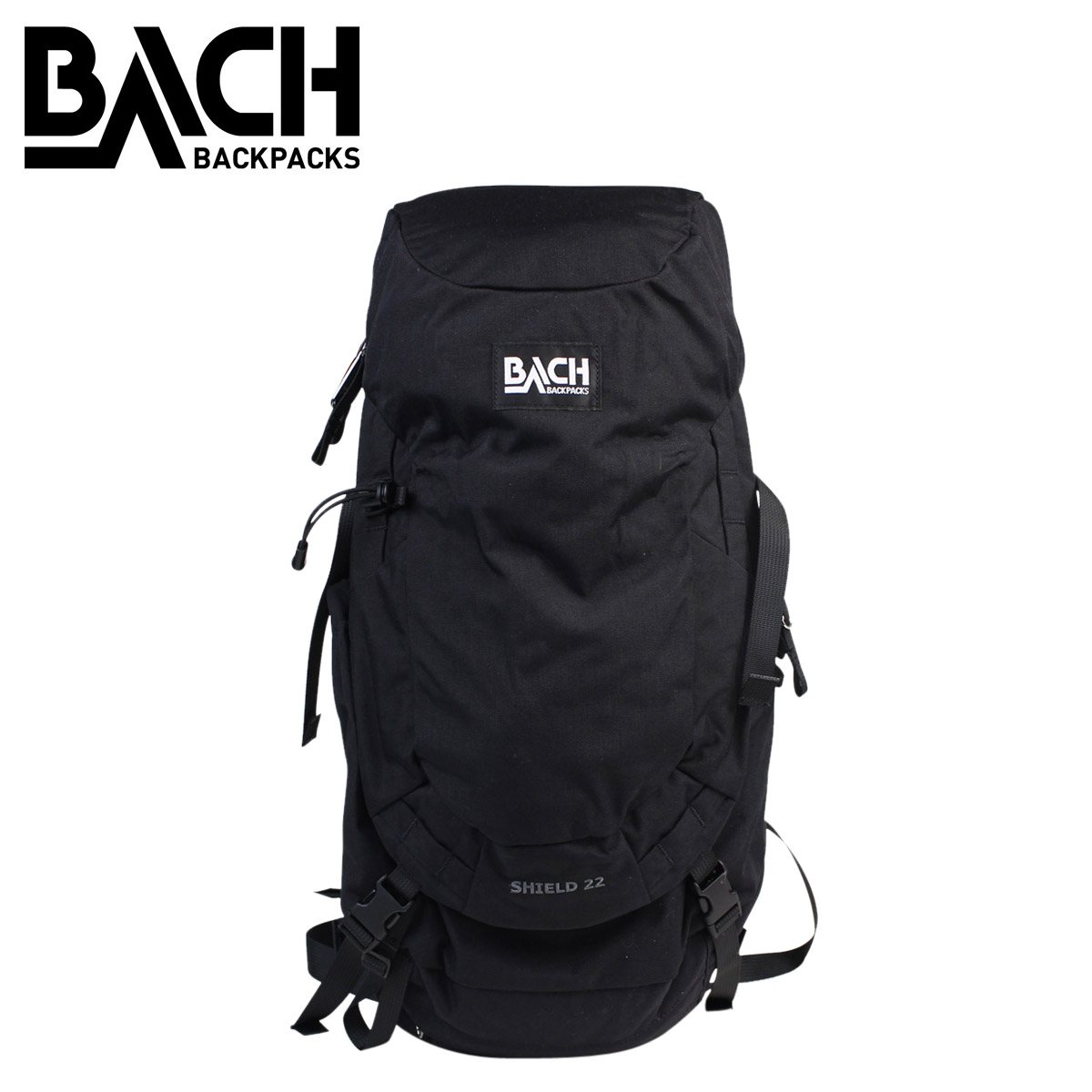 Bach メンズ Bach バッハ 楽天スーパーsale レディース コーデュラ バッハ バックパック バックパック リュック バックパック メンズバッグ Lab Shield 22 ブラック Goods 送料無料 Bach 22l リュック