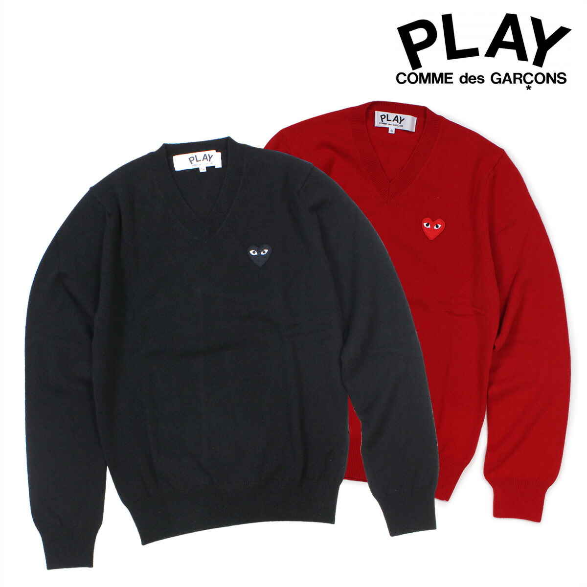 国内正規品 コムデギャルソン COMME des GARCONS PLAY ニット セーター