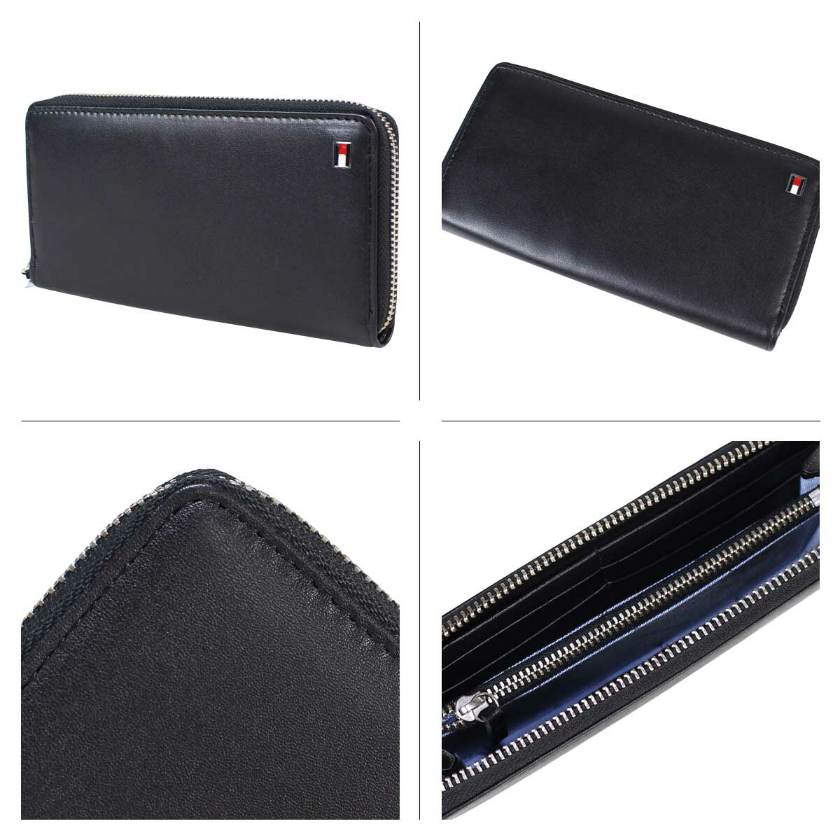 楽天市場 最大600円offクーポン Tommy Hilfiger Oxford Wallet トミーヒルフィガー 財布 長財布 メンズ ラウンドファスナー レザー 4691 31tl13x009 001 ブラック Goods Lab