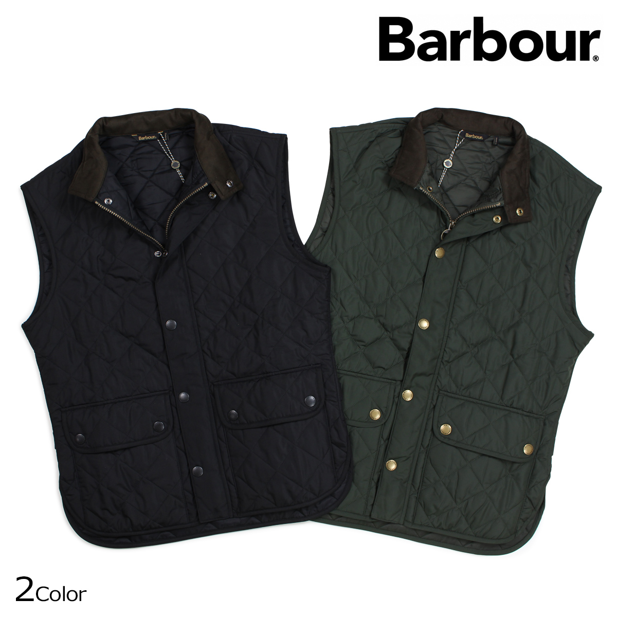 barbour lowerdale vest black