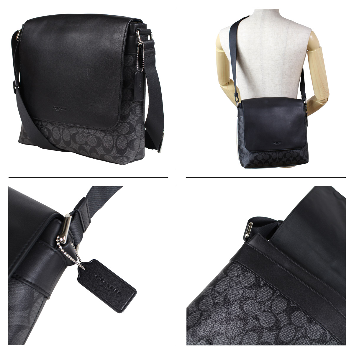 Goods Lab: COACH CHARLES SMALL MESSENGER coach bag shoulder bag men messenger bag F28575 gray ...