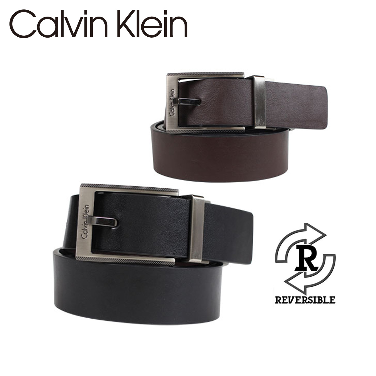 calvin klein men's reversible belt