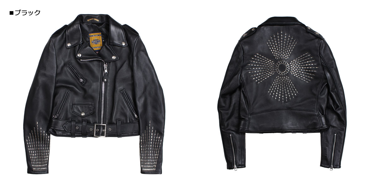 Schott Riders Women Riders Jacket ショット レディース ジャケット 最高級 ライダースジャケット レディース ブラック Goods Lab 送料無料 ショット あす楽対応 ショット 人気ブランドの Schott ジャケット