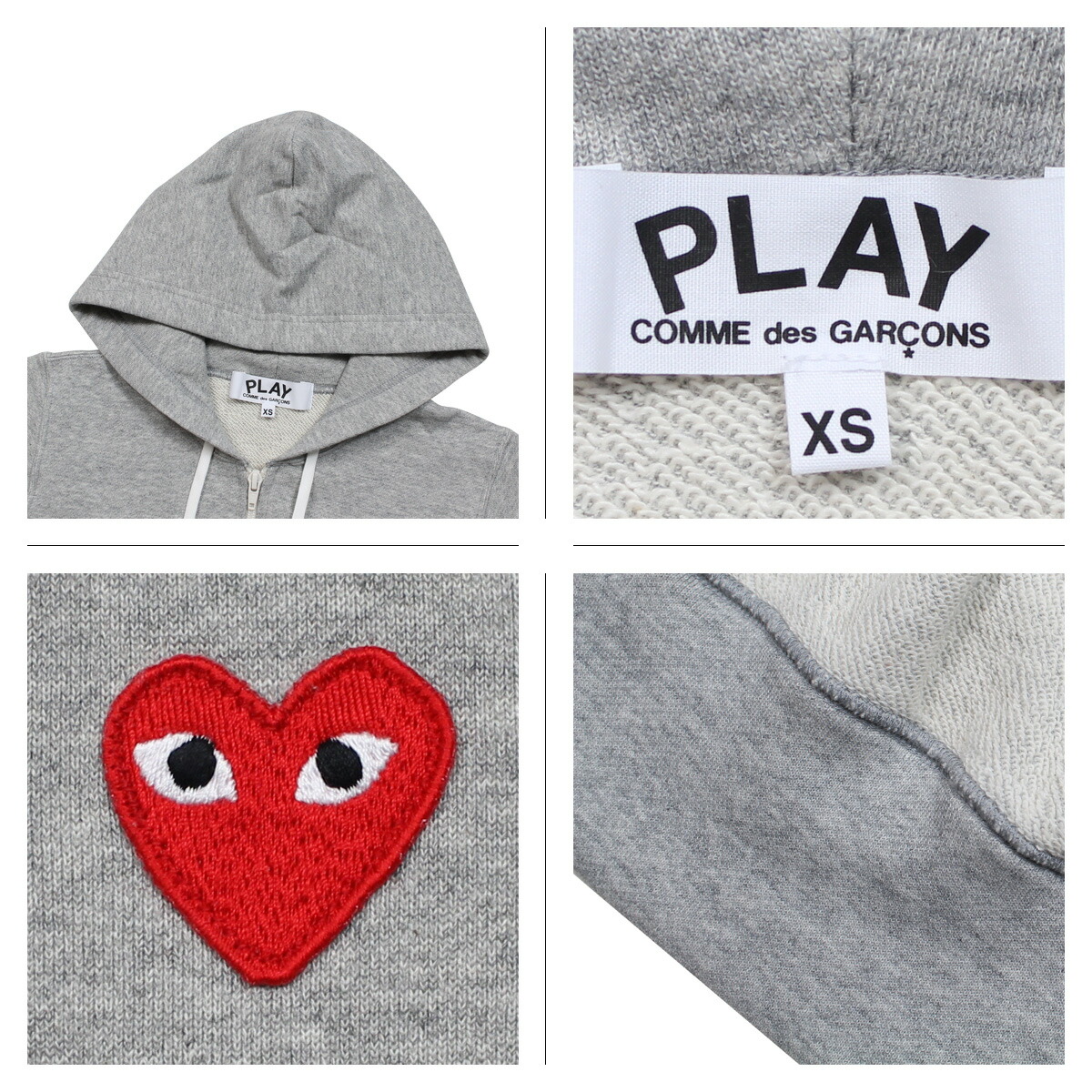 comme des garcons play patch