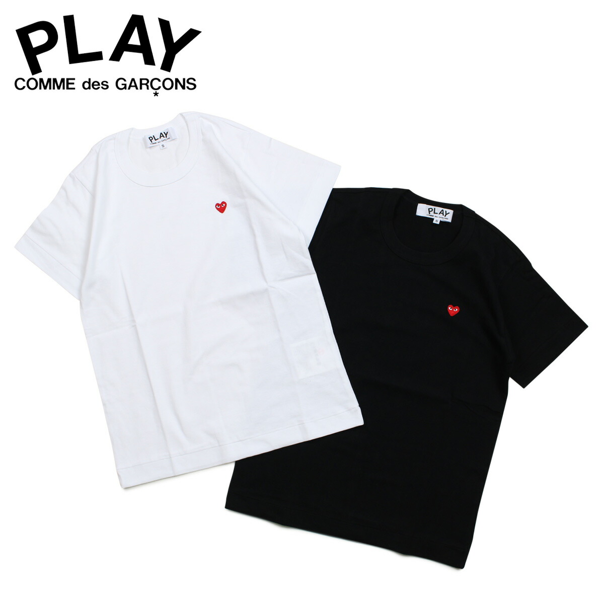 comme des garcons play little red heart tee