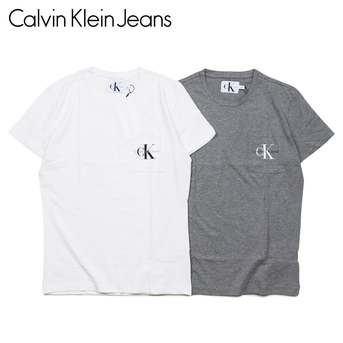 calvin klein jeans grey t shirt