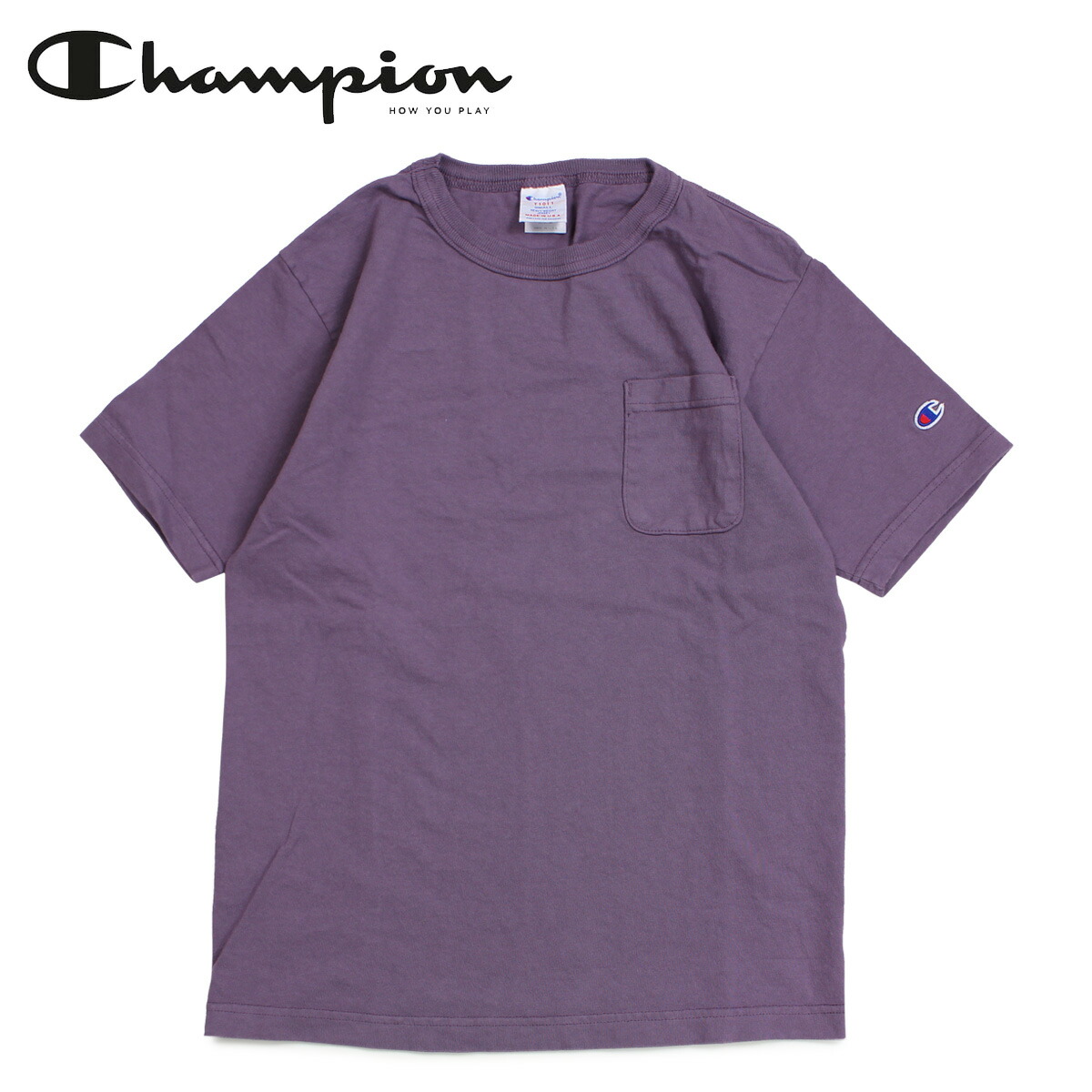 champion t shirt purple