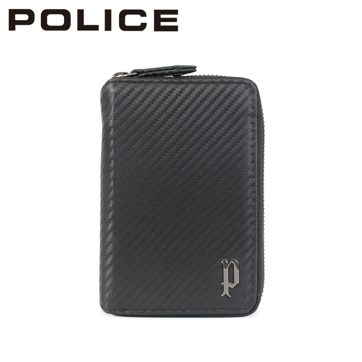 Police Wallet ブラック Round ブラック ラウンドファスナー Short Round あす楽対応 Wallet 黒 Lucente ポリス ミニ財布 Lab メンズ Pa 702 Goods レザー ミニ財布 Police 財布 財布 ポリス 送料無料 爆売り即出荷 メンズ財布