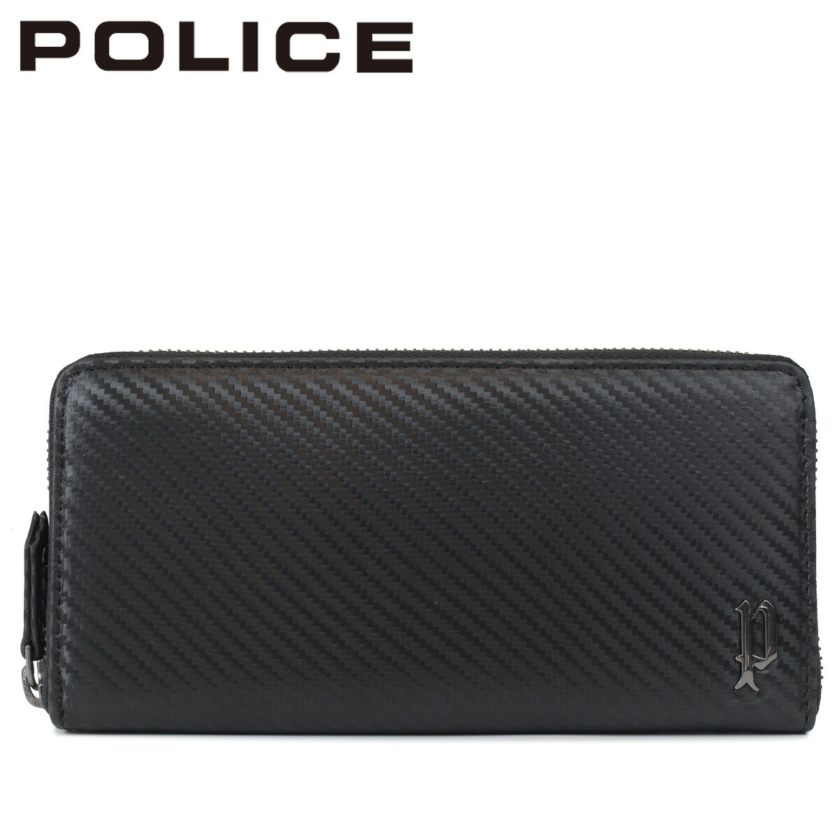 素晴らしい品質 Police Lucente Round Wallet ポリス 財布 長財布 メンズ ラウンドファスナー レザー ブラック 黒 Pa 703 Goods Lab 入荷中 Universusmedia Com