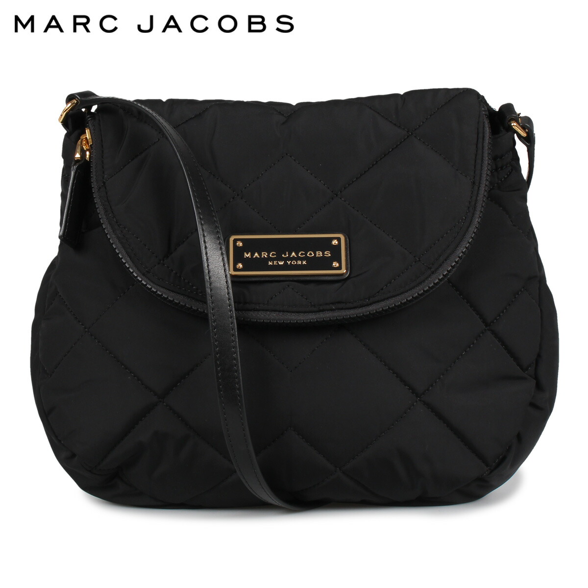 楽天市場 Marc Jacobs Quilted Nylon Messenger Bag Crossbody マークジェイコブス バッグ ショルダーバッグ レディース ブラック 黒 M Goods Lab