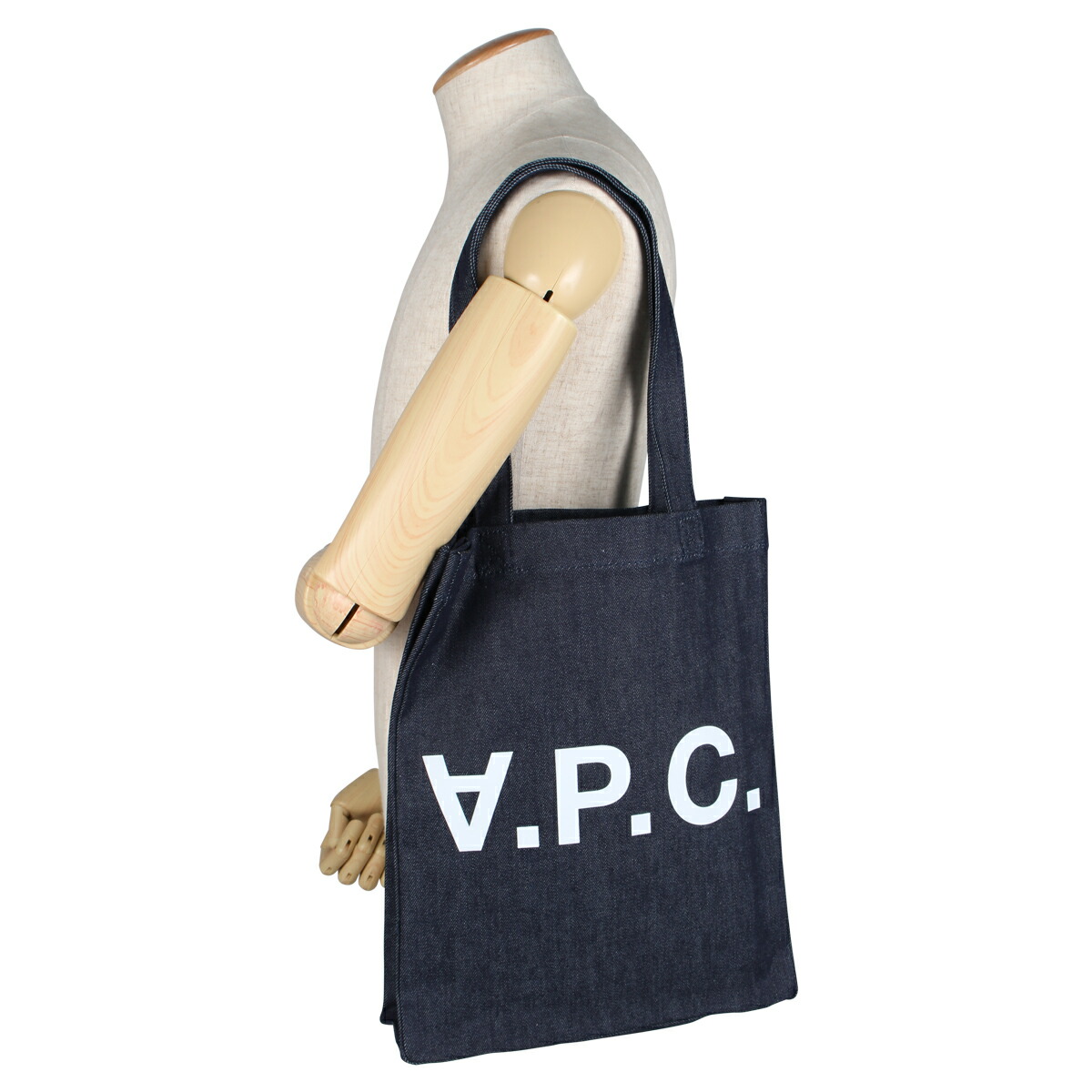 楽天市場 A P C Tote Bag アーペーセー バッグ トートバッグ メンズ レディース ネイビー M Goods Lab