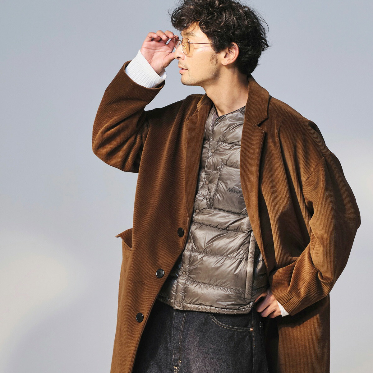 楽天市場 Nanga Inner Down Vest ナンガ ダウンベスト ベスト メンズ ブラック ネイビー カーキ ブラウン 黒 N1idbke2 Goods Lab
