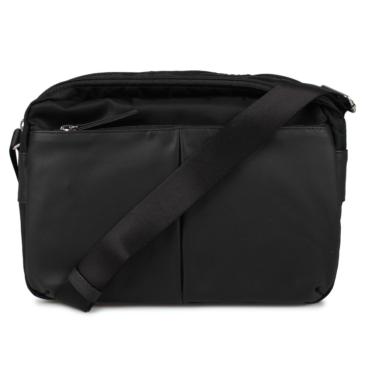 【最大限度1000円OFFクーポン券振り出し】 Y’SACCS NYLON COWHIDE SHOULDER BAG M イザック ショルダーバッグ 御徒面子 レディース 撥水 黒いこと 米国海軍 グレージュ 黒 2060444