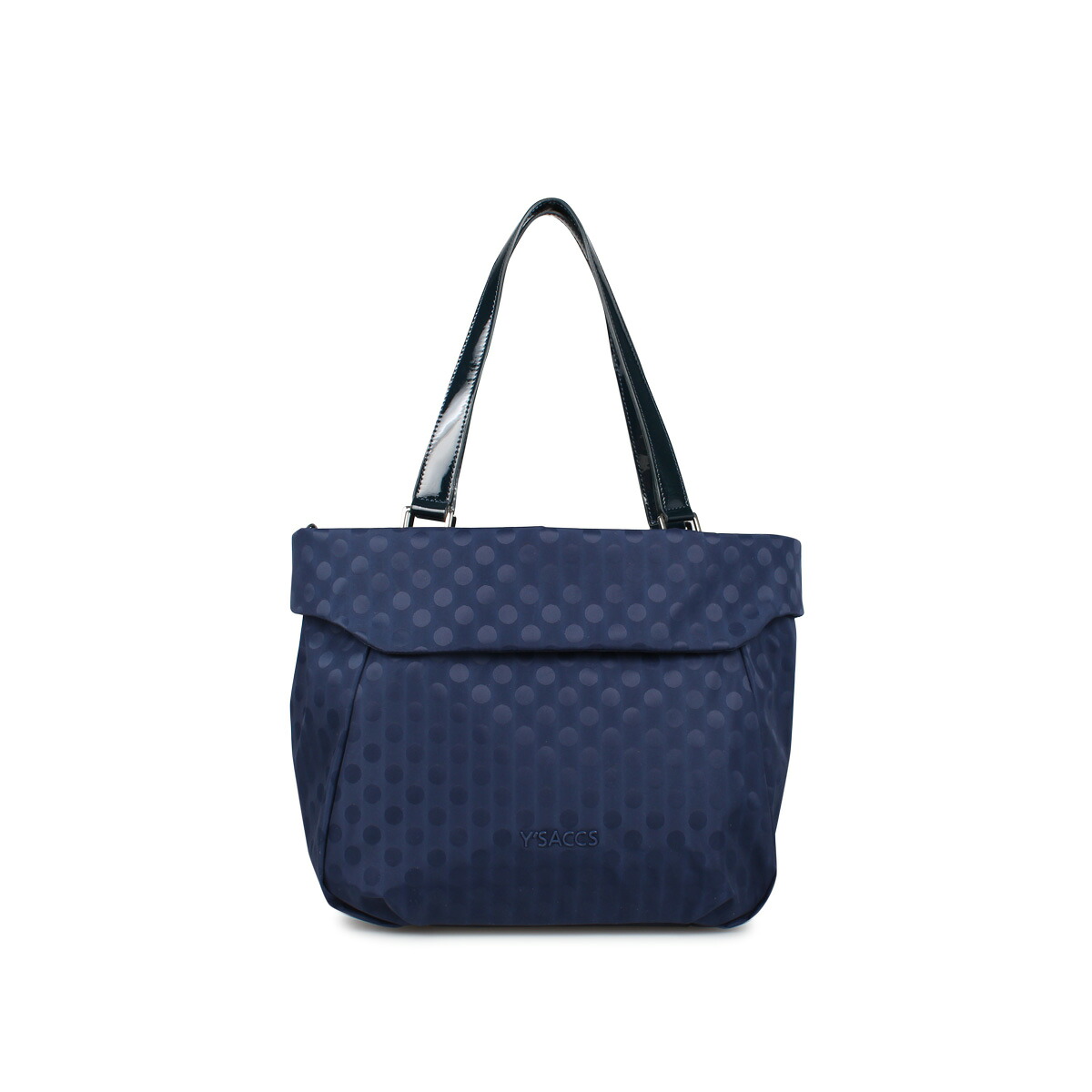 【最大1000円OFFクーポン】 Y’SACCS POLKA DOTS TOTE S イザック バッグ トートバッグ ショルダー レディース ポルカドット 撥水 ブラック ネイビー 黒 Y92-11-02|Goods Lab+