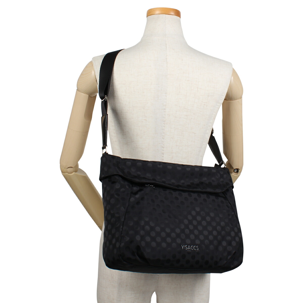 新しく着き 送料無料 イザック Bag ネイビー ブラック 口折れ 撥水 イザック Bag ショルダーバッグ グレージュ Shoulder 楽天スーパーsale ポルカドット Y92 11 05 Goods 口折れ 黒 ブラック ショルダーバッグ Y Saccs バッグ レディース Y Saccs バッグ Lab