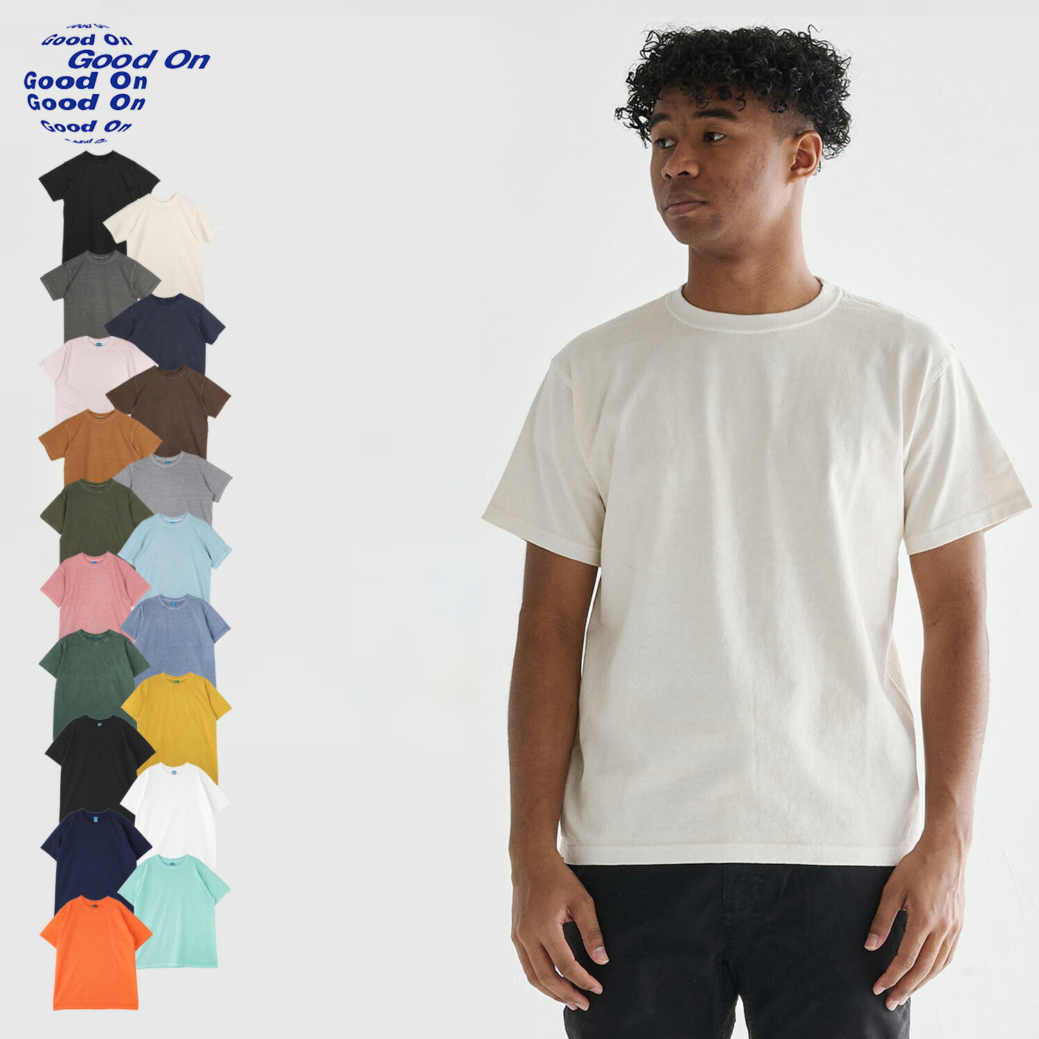 Good On クルー Uネック レディース Crew メンズ 半袖 Tシャツ Ss グッドオン Tee
