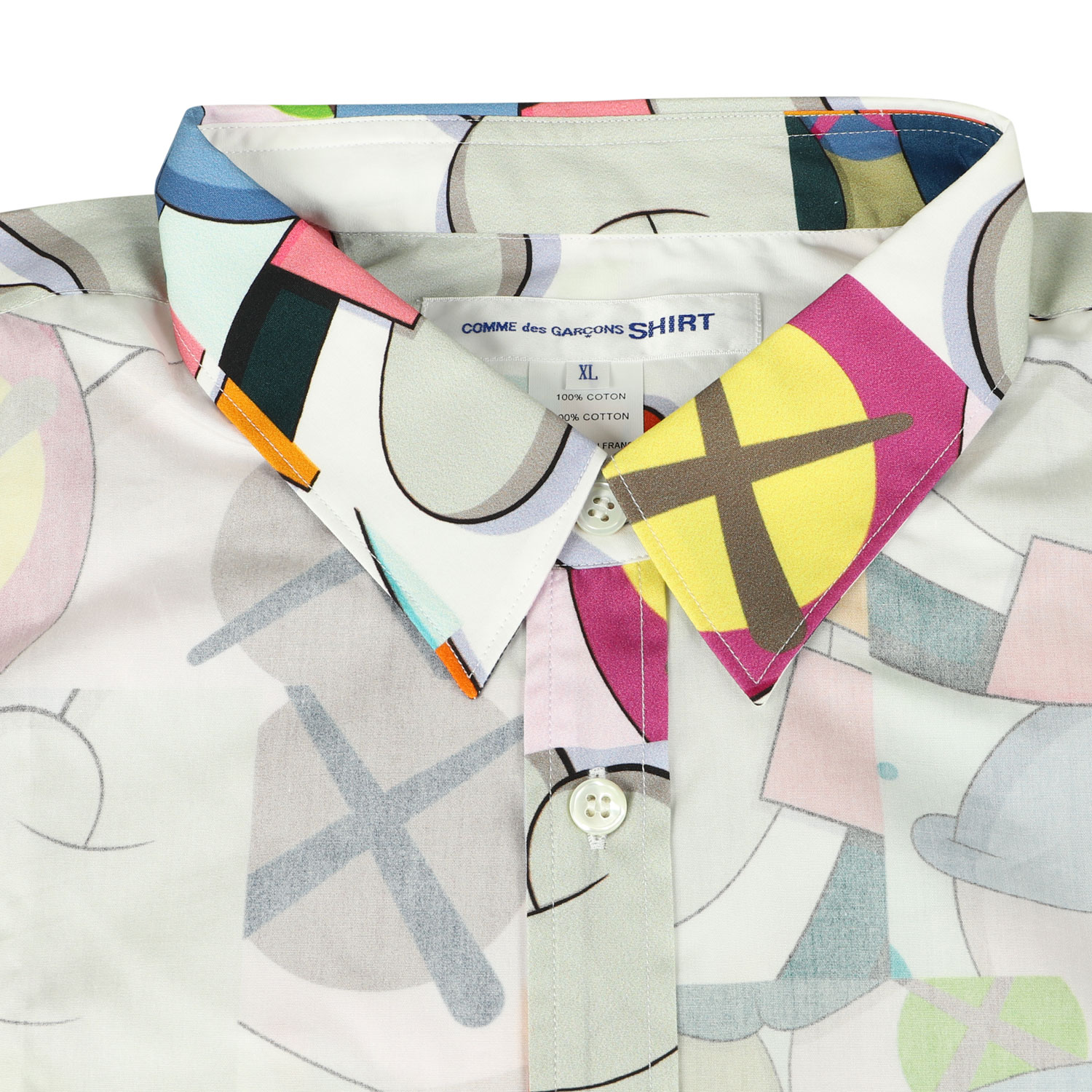 素晴らしい外見 コムデギャルソン シャツ Shirt KAWS 絶版品 kaws