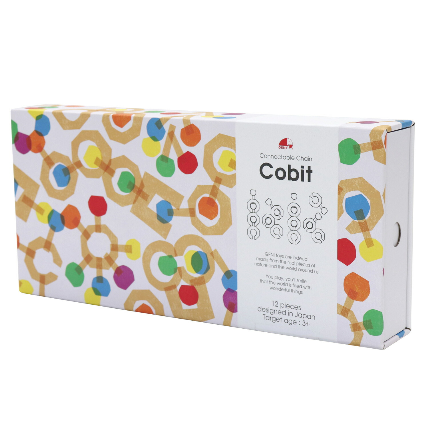 Ed Inter エドインター Cobit 12pieces 3歳から ブロック 知育玩具 積み木