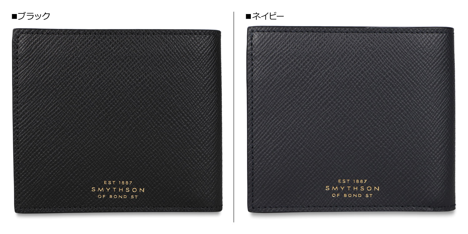Smythson スマイソン メンズ 財布 パナマ 二つ折り財布