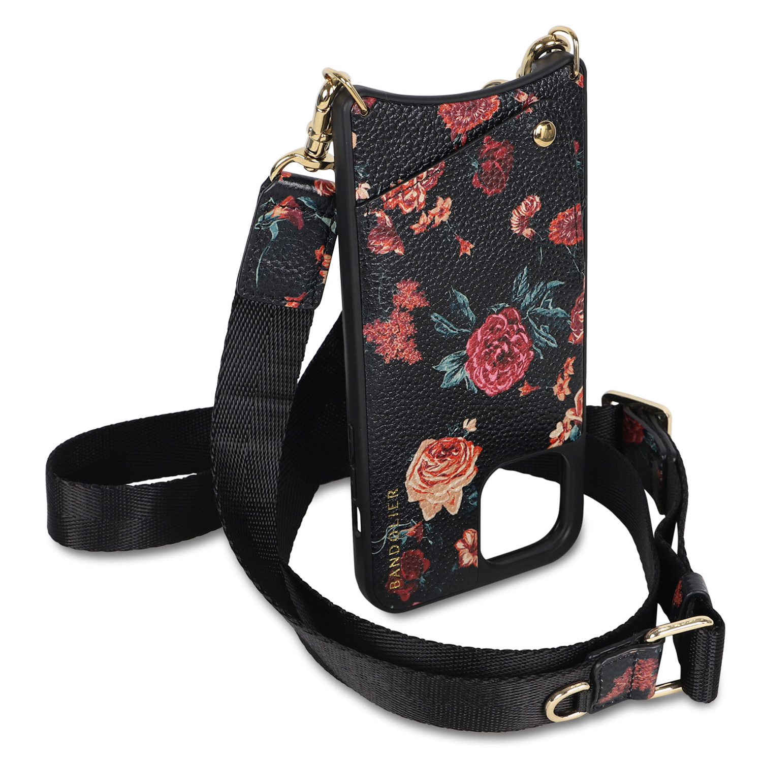 BANDOLIER ELISE BLACK エリーゼ ショルダー フローラル FLORAL Pro