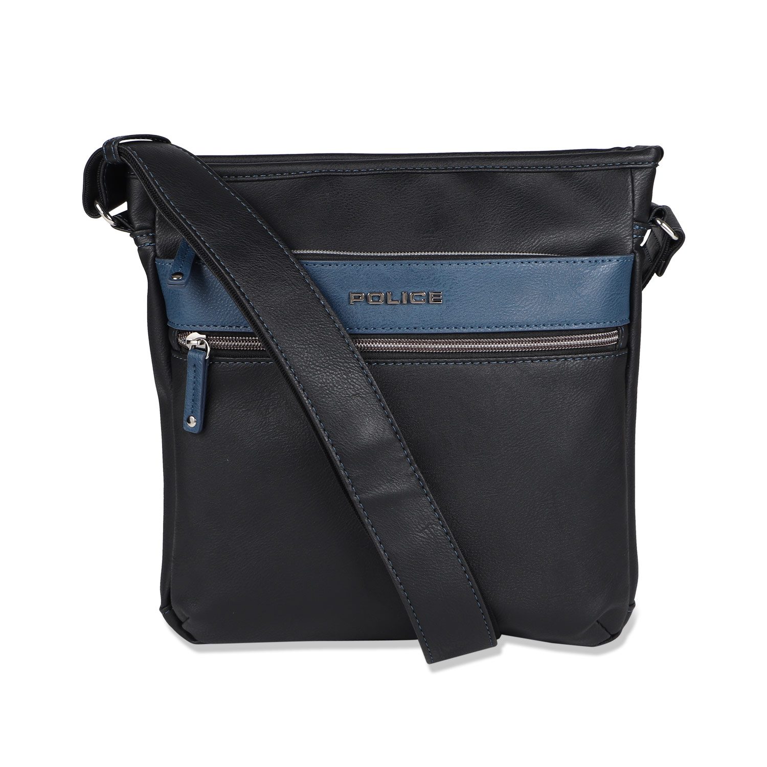 【最大1000円OFFクーポン発行中】 POLICE SHOULDER BAG ポリス ショルダーバッグ メンズ ブラック ネイビー 黒 PA-66004