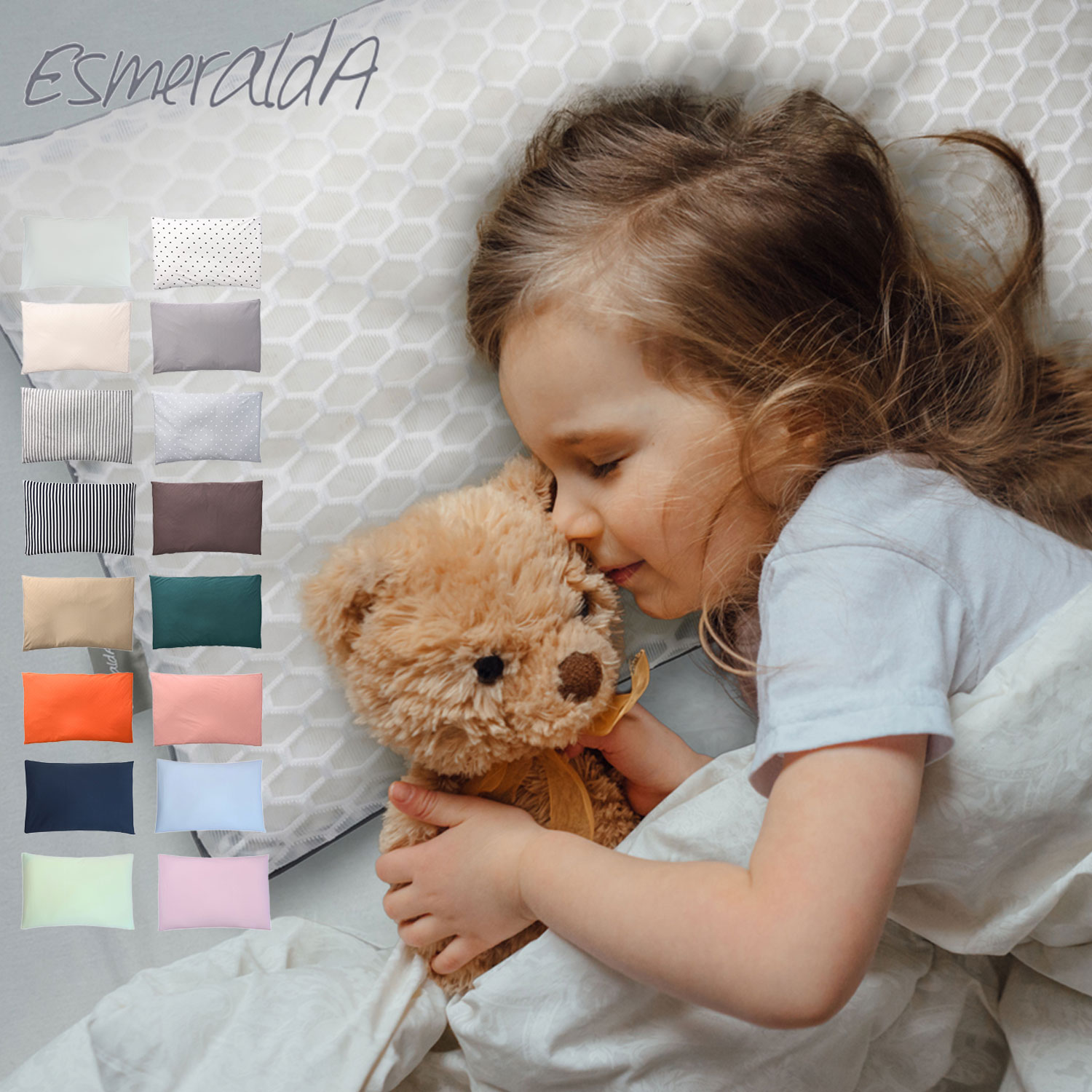 【最大1000円OFFクーポン発行中】 EsmeraldA エスメラルダ 枕 子供 呼吸する小学生の枕 夢ふわ ピロー 子ども 1年生から6年生 ジュニア 寝相 男の子 女の子 ホワイト 白