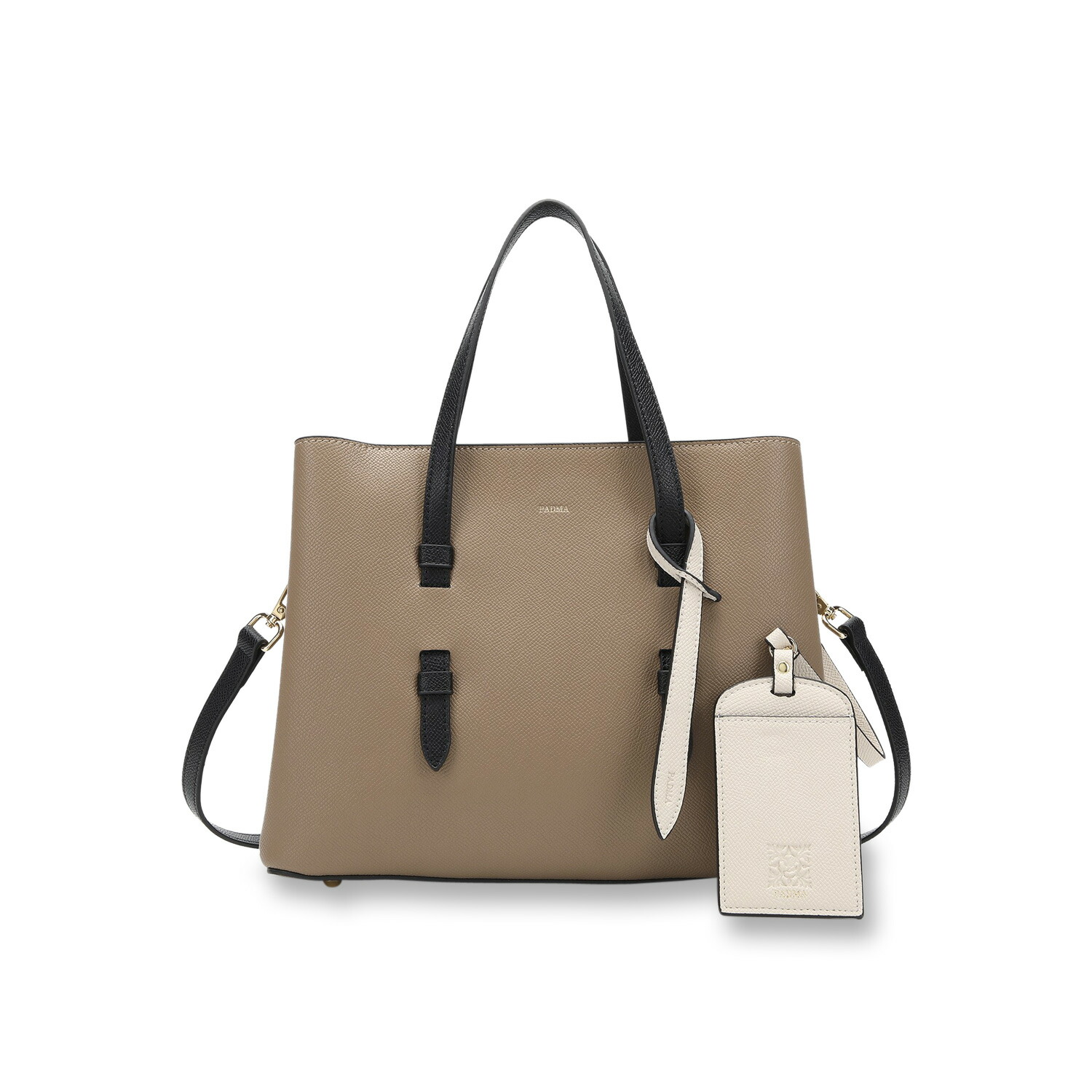 PADMA TOTE BAG パドマ トートバッグ ショルダーバッグ レディース 曲がった掛け 本革 黒いこと 白いこと 薄墨色 青み ベージュ 赤銅色 黒 白 PAD-30620B