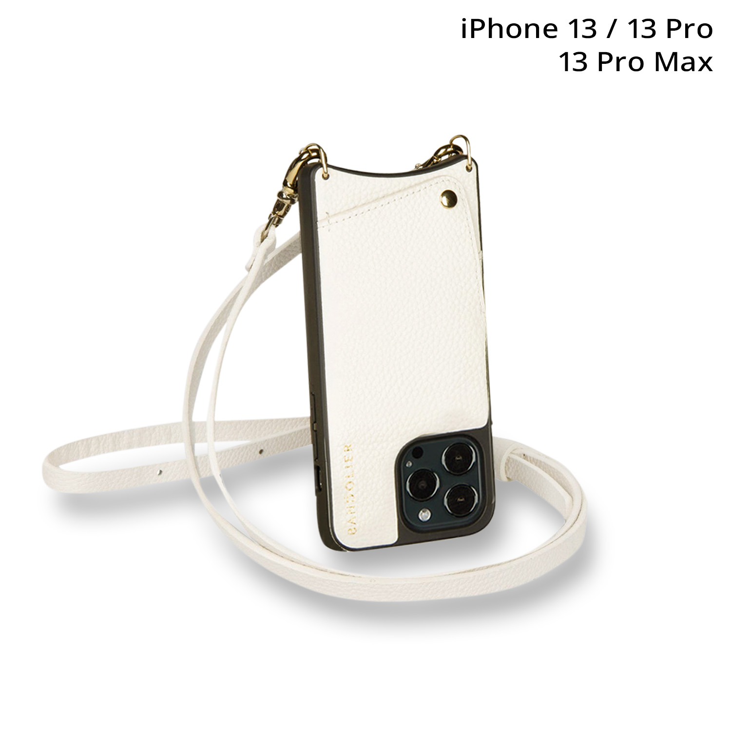 【最大1000円OFFクーポン】 BANDOLIER EMMA IVORY バンドリヤー スマホ ストラップ スマホショルダー ケース スマホケース 携帯 スマホケース 携帯 ショルダー アイフォン エマ アイボリー メンズ レディース ホワイト 白 10EMM|Goods Lab+