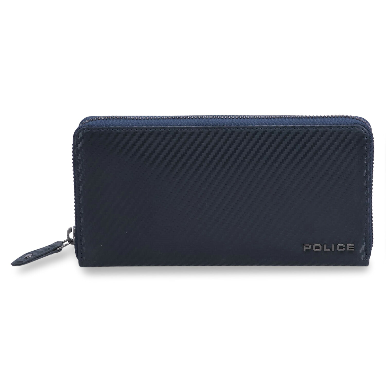 POLICE ROUND WALLET ポリス ラウンドウォレット 財布 長財布 メンズ 本革 ラウンドファスナー ブラック 黒 PA-70803｜Goods Lab＋