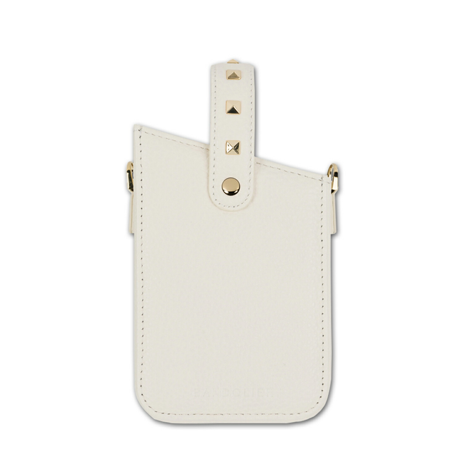 BANDOLIER EMMA PHONE POUCH IVORY バンドリヤー スマホケース スマホショルダー 持ちはこぶ 肩部 アイフォン エマ 電話機車寄せ レディース メンズ 白いこと 白 42EMI