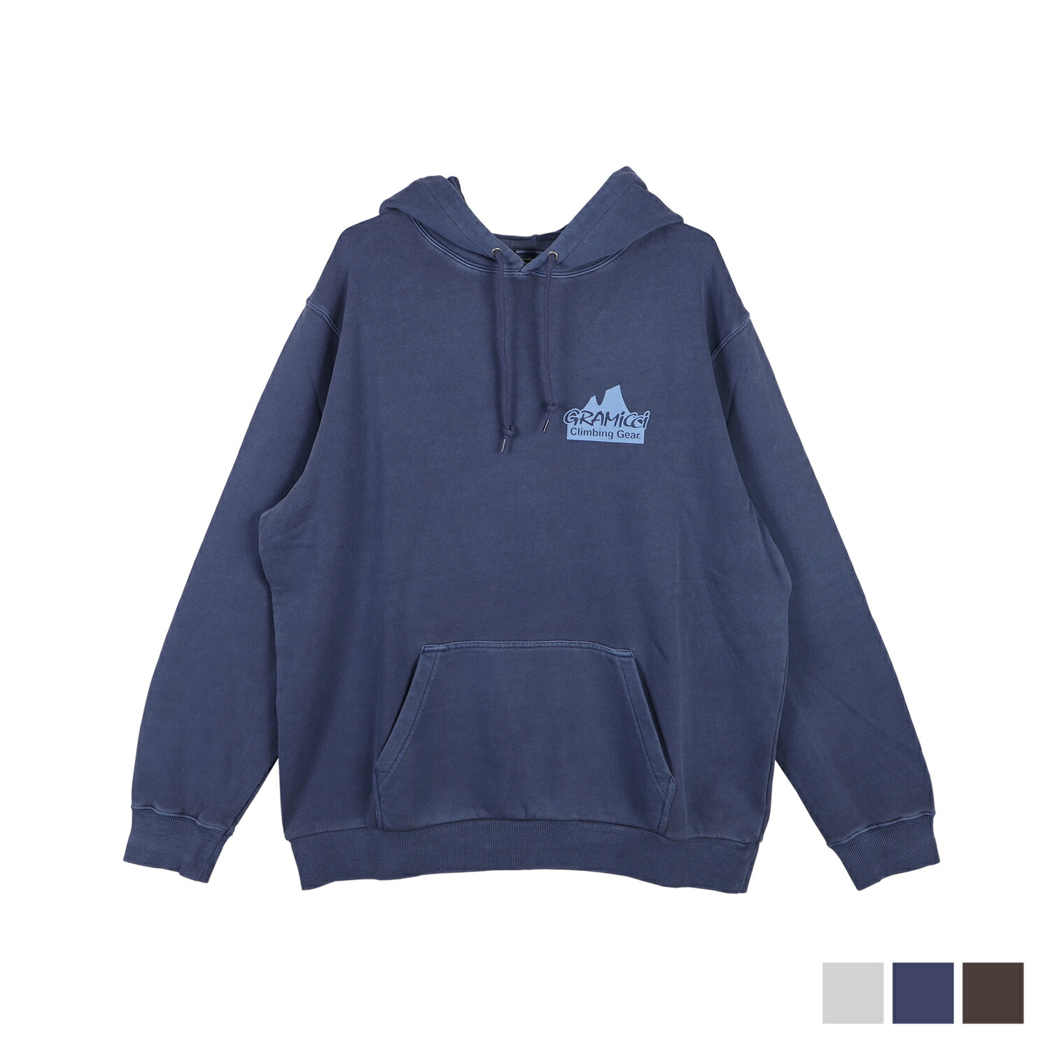 Gramicci 国内発送 カタツムリフード付きスウェットシャツ キウイフーデッドスウェットシャツ｜KIWI HOODED SWEATSHIRT