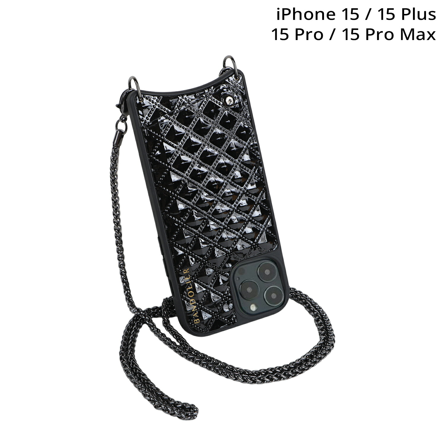 楽天市場】BANDOLIER SHEILA BLACK バンドリヤー iPhone15 15Pro