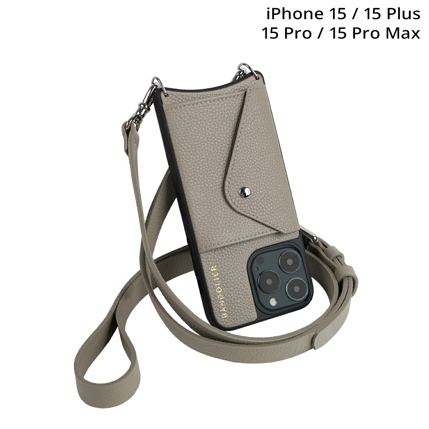 iPhoneアクセサリー BANDOLIER DONNA SIDE SLOT iPhone15 Pro Amazon.co.jp: BANDOLIER バンドリヤー iPhone 15 Pro ケース