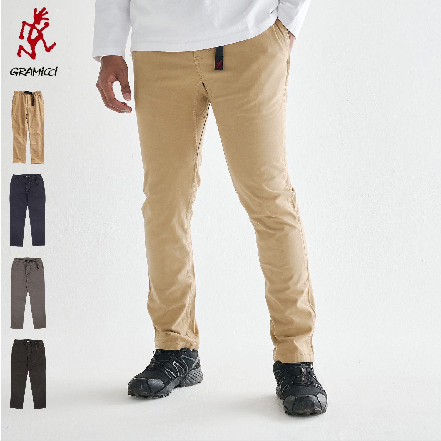 Gramicci NN-PANT TIGHT CROPPED グラミチ ワークパンツ チノパン ストレッチ クライミングパンツ メンズ ベージュ G110-OGS