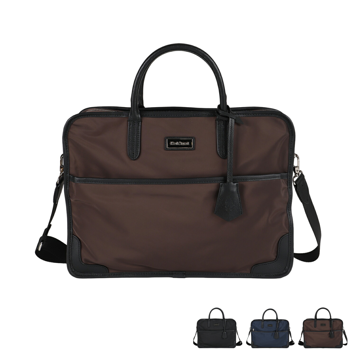【美品】ポールスチュアート 2way ビジネスバッグ レザー シボ革 ブラック 美品】ポールスチュアート 2way ビジネスバッグ レザー シボ革