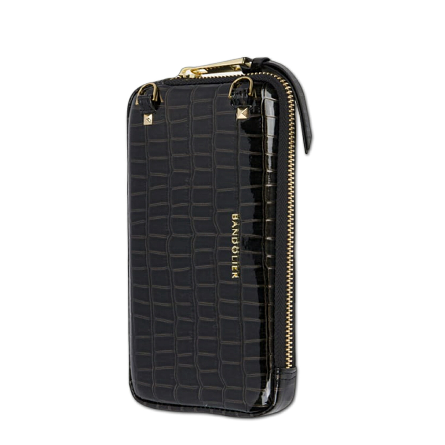 BANDOLIER EXPANDED POUCH CROC BLACK バンドリヤー ケース ポーチ
