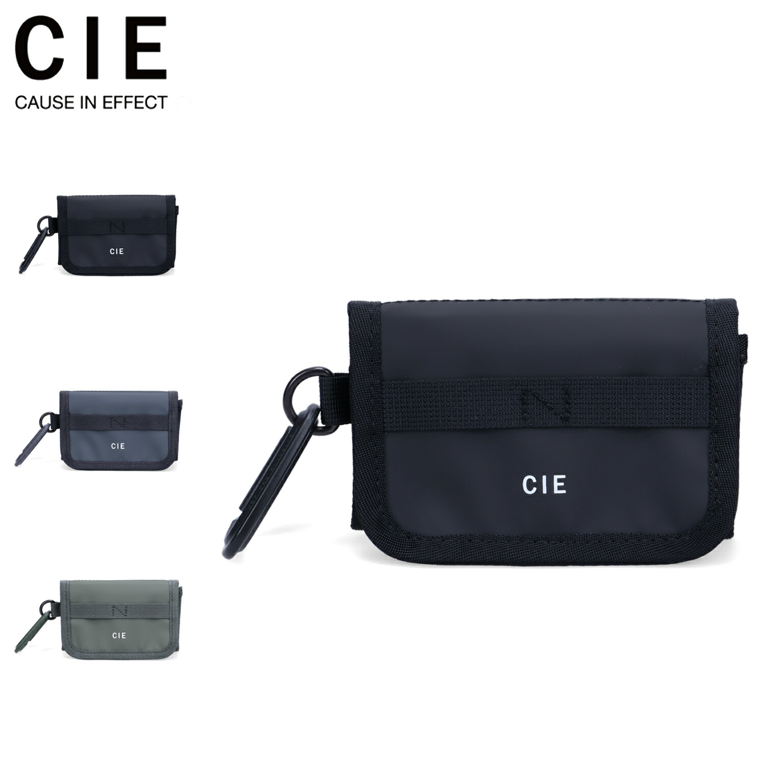 CIE GRID3 SHORT WALET シー グリッド 3 財布 ミニ財布 メンズ 撥水 ブラック ネイビー オリーブ 黒 032301