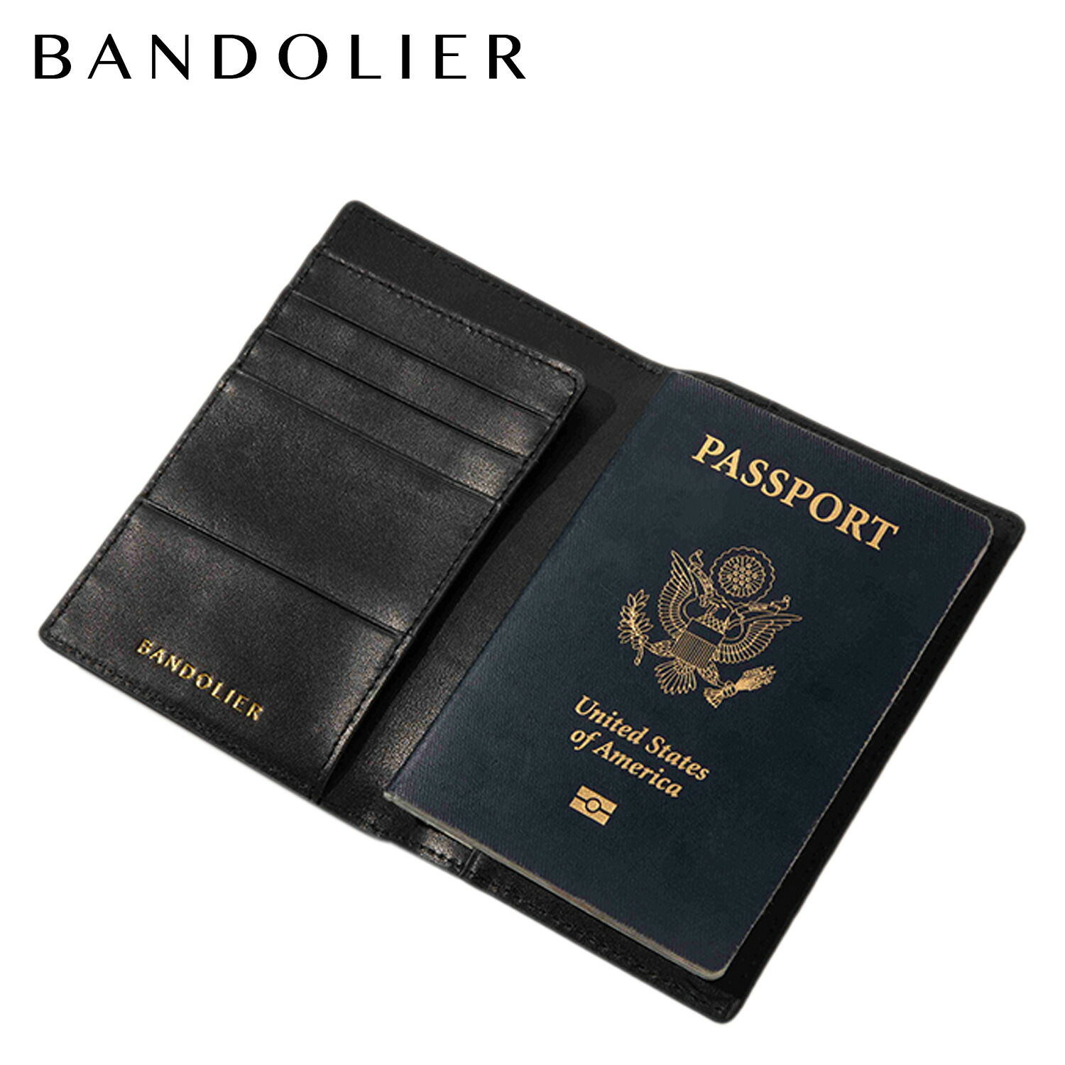 【最大1000円OFFクーポン】 BANDOLIER PASSPORT HOLDER CROC BLACK バンドリヤー パスポートケース カバー ホルダー カードケース カード入れ トラベル メンズ レディース ブラック 黒 68PAS｜Goods Lab＋ 9,361円