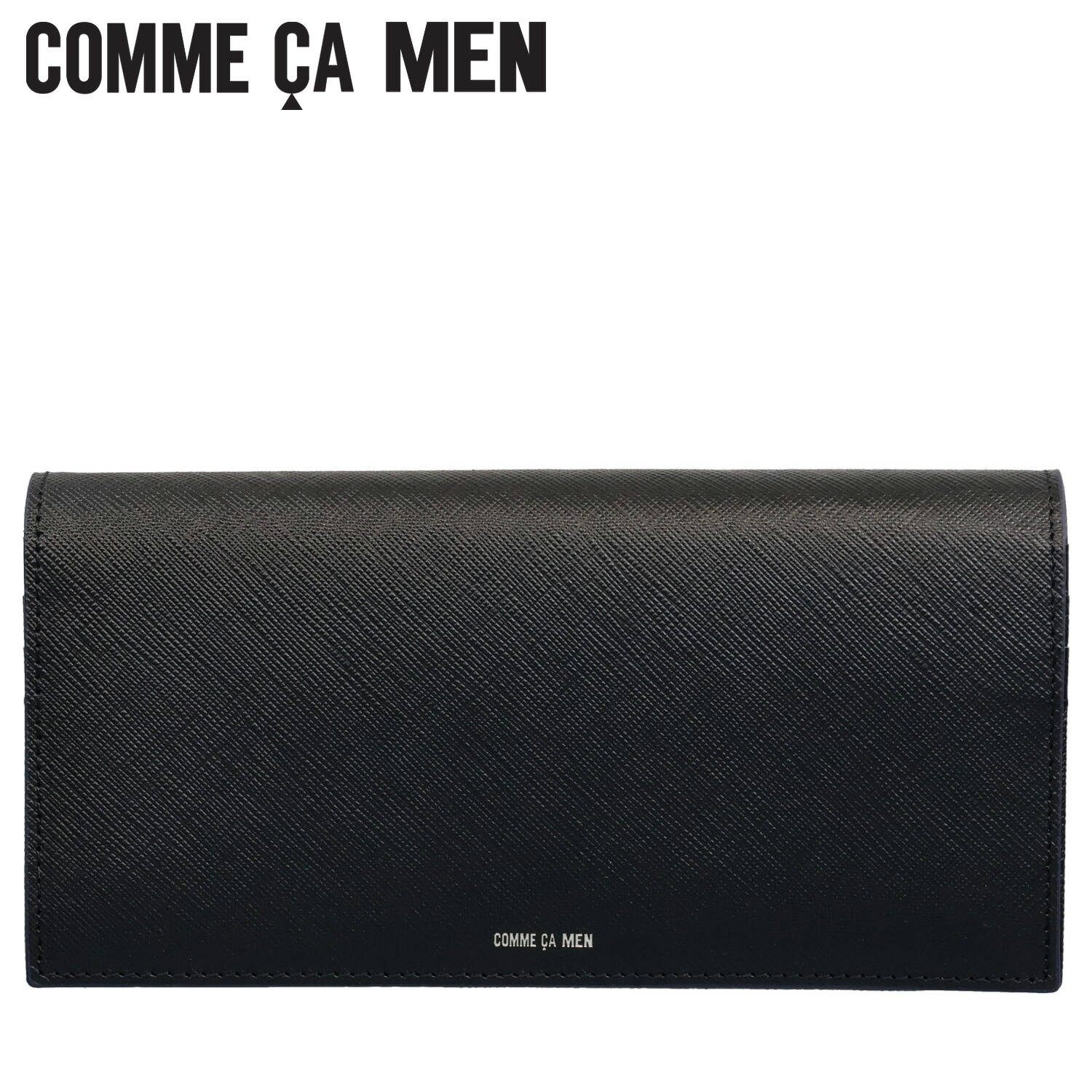 【最大1000円OFFクーポン】 COMME CA MEN LONG WALLET コムサメン 財布 長財布 メンズ レディース 本革 ブラック 黒 6752｜Goods Lab＋